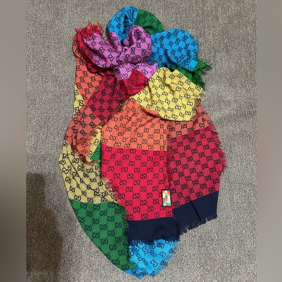 COPY - GG Limited Edition Multicolor scarf - Picture 9 of 9